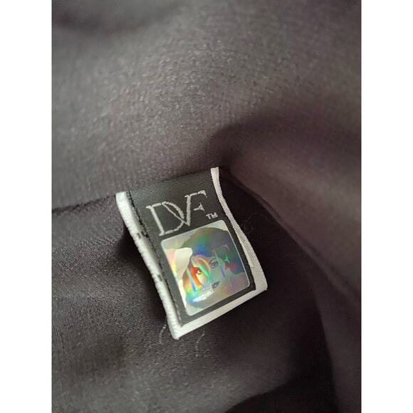 Diane Von Furstenberg Black Mikino Dress Size Large/10 - Picture 6 of 14